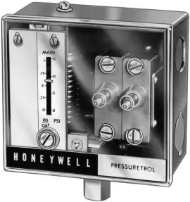 Honeywell #L4079B1033 L4079 Pressuretrol Limit Controllers