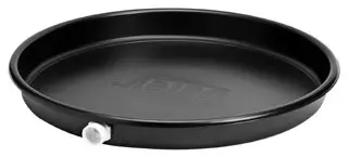 Oatey #34063 24" Black Plastic Polymer Water Heater Pan