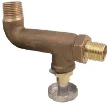 OEM #2340 1/2" Male x 3/8" Male Angle Fire Safety Valve (Firomatic)