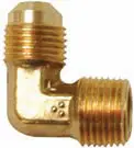 1/2" x 1/4" - Brass ODXM Flare 90-Elbow