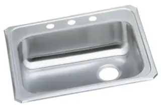 Elkay #GECR-2521-R-3 Stainless Steel Celebrity Self-Rimming Single Bowls Celebrity Self-Rimming Single Bowl Sink