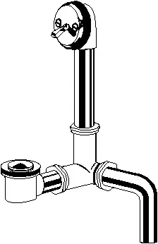 Gerber Faucet #41-807 Chrome Pop-Up Brass Drain