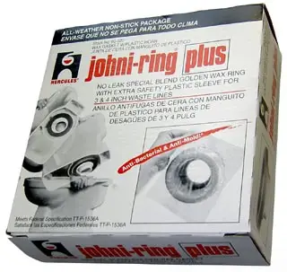Hercules Chemicals #90220 Bowl Setting Gasket Johni-Ring Plus with Plastic Horn