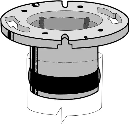 JTEC #GH950P Closet Flange Extension