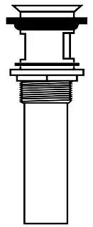 Keeny #760-1 1-1/4" Chrome PO Plug