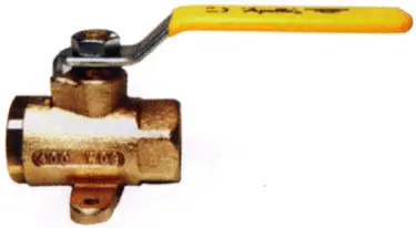 Apollo #78-438-01 3/4" Bronze Fuel Shut-Off Valve with Mounting Ears - FNPT