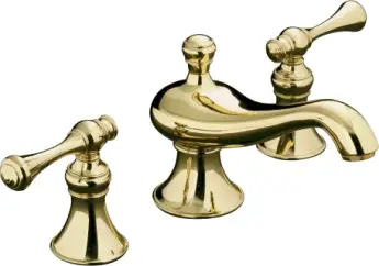 Kohler #K-16102-4A-PB Polished Brass Revival 2-Handle Lavatory Faucets