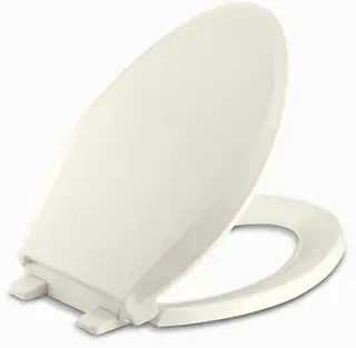 Kohler #K-4636-96 Biscuit Cachet Residential Seat & Cover - with Quick Release & Quiet Close