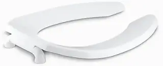 Kohler #K-4670-C-0 White Lustra Commercial Seat