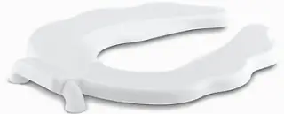 Kohler #K-4686-A-0 White Primary Open Front Toilet Seat