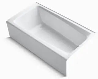 Kohler #K-506-0 5' White Mendota Cast Iron Recessed Bath