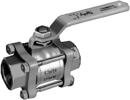 Apollo #82-105-01 1in Bronze 3-Piece Full Port Ball Valve - FNPT