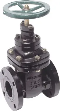 Watts Valves #0700105 4" #125 CI Flanged Gate Valve - Non-Rising Stem 405-RW