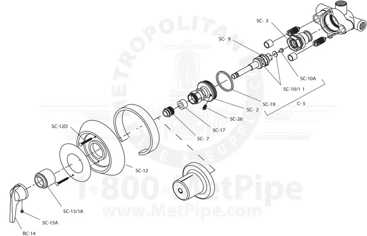 Symmons #SC-15A Set Screw