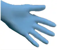 Best #7500PFL Nitrile Vinyl Gloves
