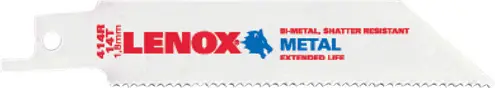 Lenox #20550-414R 4" Bi-Metal Reciprocating Saw Blade