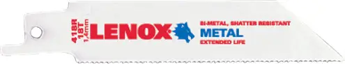 Lenox #20552-418R 4" Bi-Metal Reciprocating Saw Blade