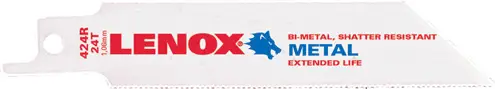 Lenox #20554-424R 4" Bi-Metal Reciprocating Saw Blade