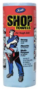 #75130KC Blue Scott Shop Towels On A Roll