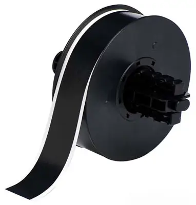 Brady #B30C-2250-595-BK 2.25in x 100ft B-595 Vinyl Label Tape Black
