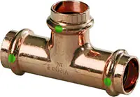 Viega #77377 1/2in ProPress Copper Tee PxPxP - Cleaned & Bagged