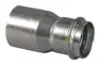 Viega #80190 1-1/2in x 1/2in 316 Stainless ProPress Reducer FTG x Press
