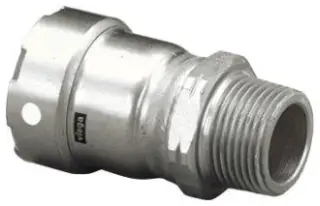 Viega #95255 2in Stainless Steel MegaPress Adapter P x MPT