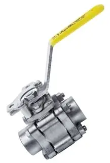 Apollo #86A-108-01 2in Stainless Steel Actuator Ready 3-Piece Full Port 1500 CWP NPT Ball Valve - FNPT