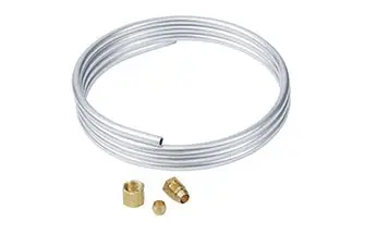 Robertshaw #11-293 1/4" x 5' Aluminum Pilot Burner Tubing w/ Fittings