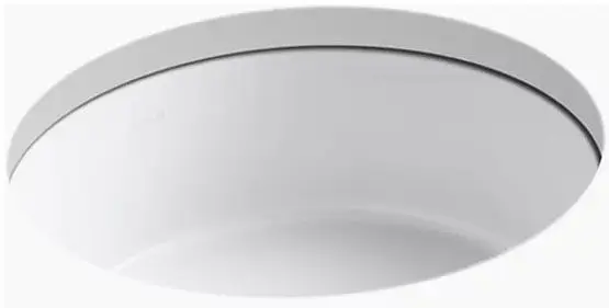 Kohler #K-2883-0 13-3/4in Diameter Vitreous China Round Undermount Lavatory Sink