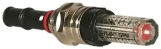 Viega #15184 Supply Flow Meter Valve Nickel-Plated Brass