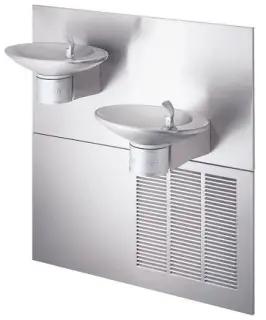 Halsey Taylor #7434084883 OVL-II SER-Q Bi-Level Refrigerated Fountain 7.5 GPH
