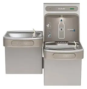 Elkay #LZSTL8WSLK Bi-Level Filtered Water Cooler with Bottle Filler