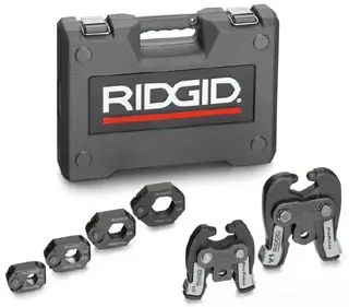 RIDGID #28048 1/2" to 1-1/4" ProPress V1/C1 Combo Kit Press Rings & Actuator