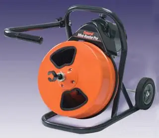 General Wire #MRP-B Mini-Rooter Pro Drain Cleaner w/ 75 ft 1/2in Cable & Cutter Set
