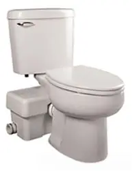 Liberty Pumps #ASCENTII-ESW Ascent II Macerating Toilet System Elongated White 1.28 GPF