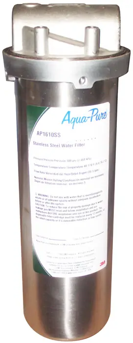Aquapure / Cuno #AP1610 3/4" Single Cartridge Stainless Steel Housing