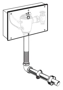 American Standard #606B321.007 1.28 gpf Selectronic Concealed Toilet Flush Valve w/ Wall Box