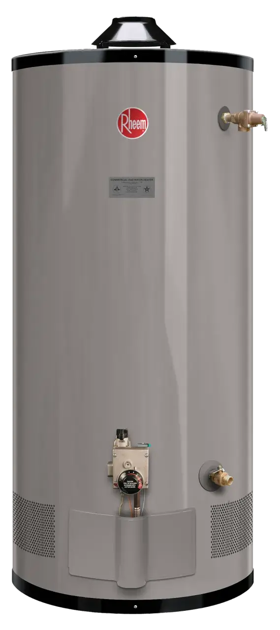 Ruud #G75-75N-3 75 Gallon 75100 BTU Natural Gas Commercial Water Heater