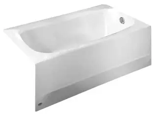 American Standard #2460.002 60in x 32in Americast Bathing Pool Left Hand Drain - White