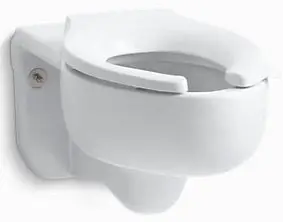 Kohler #4450-C-0 3.5 GPF White Stratton Blowout Toilet Bowl Top Spud