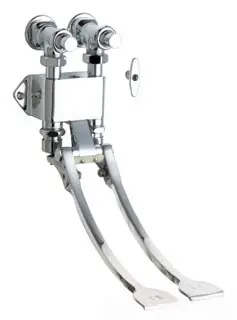 Chicago Faucets #834-EPSLOABCP Hot and Cold Water Pedal Box Extended Pedals