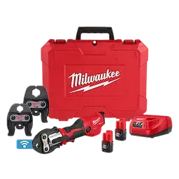 Milwaukee #2573-22 M12 ProPress Tool Kit with 2 Redlithium Batteries & 3 Jaws