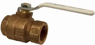 Apollo #77CLF-109-01A 2-1/2in Lead Free Bronze Full Port Ball Valve - FNPT