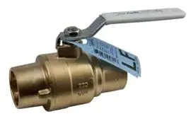 Apollo #77FLF-24A-01 4in Lead Free Forged Brass Full Port Ball Valve - Solder