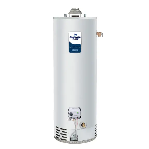 Bradford White #RG1PV40S6N19 40 Gallon TTW Power Vent Gas Water Heater