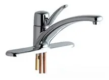 Chicago Faucets #2300-8ABCP 8in Chrome Single Lever Sink Faucet