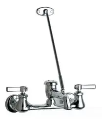Chicago Faucets #540-LD897SCP 8in Wall Mount Service Sink Faucet with Vacuum Breaker