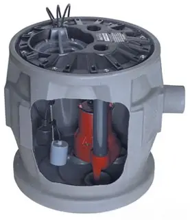 Liberty Pumps #P382LE51 1/2 HP Pro380 Sewage System 24in Basin
