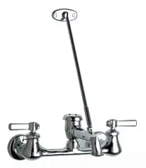 Chicago Faucets #540-LD897SWXFABCP Janitorial Sink Faucet 3/4in Hose Thread